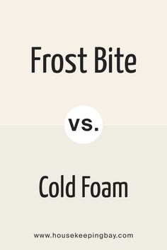 SW 9505 Frost Bite vs. SW 9504 Cold Foam Gentle Gray, Cold Foam, Clear Sky