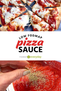 low fodmap pizza sauce is the best way to use it for homemade pizza