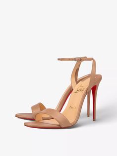 Leather Heels Sandals, Heeled Sandals, Leather Heels, Christian Louboutin, Sandals Heels, Sandals, Heels, Leather