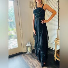 Gorgeous Black Evening Gown Black Evening Gown, Bcbgmaxazria Dresses, Gorgeous Dresses, Evening Gown, Evening Gowns, Wedding Dresses, Size 4, Womens Dresses, Customer Support