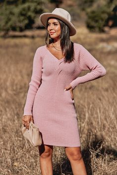 Stay warm and chic in our Toasty Rib Bodycon Sweater Dress. This blushing pink beauty features a flattering mini hem, ensuring you radiate style and comfort in charming blush pink all season long. Product code: CAA06C3J005DD Features:  Ribbed knit V-neckline Long raglan sleeves Mini Bodycon silhouette  Wash Method: Regular Wash Material: 52%ACRYLIC,28%NYLON,20%POLYESTER. Bodycon Sweater, Bodycon Sweater Dress, Beauty Features, Swimwear Beach, Beach Look, Beach Blanket, Beach Dresses, Beach Outfit, Raglan Sleeve