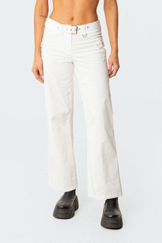 Sia Low-Rise Cargo Pants – edikted