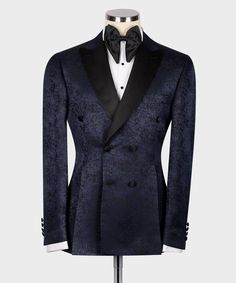 Gala Tuxedo Men, Elegant Blue Double Breasted Suit For Semi-formal Occasions, Elegant Double Breasted Suit For Party, Elegant Double Breasted Party Suit, Black Luxury Double Breasted Suit For Party, Blue Tuxedo Three-piece Suit For Party, Luxury Tuxedo For Semi-formal Gala, Formal Blue Fitted Tuxedo, Blue Fitted Tuxedo For Formal Occasions