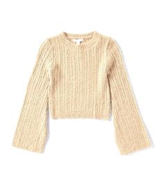 From GB Girls&#x2C; this sweater features:Knit fabricationCrew neckLong sleevesPullover stylingPolyester blendHand washImported. Classic Wardrobe Staples, Girls Sweaters, Dillard's, Ribbed Sweater, Long Sleeve Pullover, Perfect Outfit, Pullover Styling, Sweaters & Cardigans, Wardrobe