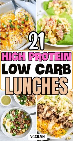 high protein low carb lunches that are easy to make and delicious for the whole family