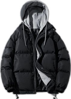 Gray Winter Hooded Jacket With Double-lined Hood, Gray Hooded Jacket With Fleece Lining For Winter, Winter Streetwear Parka With Fleece Lining, Black Urban Hooded Jacket For Outdoor, Gray Hooded Outerwear For Winter, Gray Hooded Winter Outerwear, Winter Techwear Hooded Jacket With Fleece Lining, Winter Techwear Black Windbreaker, Urban Hooded Jacket For Winter