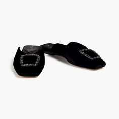 Brand New Sam Edelman Lavina Crystal-Embellished Velvet Slippers Velvet Slippers, Sam Edelman Shoes, Sam Edelman, Slippers, Size 7, Velvet, Brand New, Crystals, Women Shopping