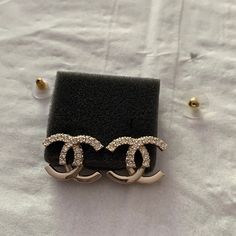 Chanel Earrings Very Good Condition Come With Box And Card Chanel Yellow, Jewelry Chanel, Chanel Earrings, Chanel Jewelry, Earrings Color, Gold Tones, Jewelry Earrings, Chanel, Women Jewelry