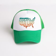 Looking for a cute versatile hat to wear t? Make sure to grab one of our Foam Trucker Hats! This fun and comfortable hat is the perfect accessory for any outfit. The bright color adds a pop of summer to any outfit. These hats are adult one size fits most. Straw Boater Hat, Straw Boater, Wide Brim Straw Hat, America Map, Boater Hat, Pom Pom Hat, Fabric Names, Black Bow, Winter Knits