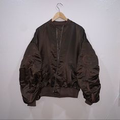 Brand New Oversized Bomber Jacket In Chocolate Brown. “Cali” On Both Sleeves. (Size S But Honestly Can Fit Up To Xl For Such An Oversized Fit) Never Worn, Tag Still On. Oversized Fall Outerwear For Streetwear, Brown Relaxed Fit Outerwear For Streetwear, Mustard Jacket, Flannel Jacket, Red Jacket, Hoodie Jacket, Fashion Nova, Bomber Jacket, Jackets & Coats