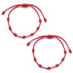 PRICES MAY VARY. Title: SANWOOD Couples Bracelets,2Pcs Lucky Red String Bracelets 7 Knots Protection Rope Amulet New Year Gift. Product Type: Departments > Boys > Jewelry > Bracelets Cheap Wristband With Sliding Knot As A Gift, Cheap Women's Jewelry With Sliding Knot, Chinese Knot Tutorial Bracelets, Slip Knot For Bracelets, Bracelet With One String, Knots For Bracelets Adjustable, Black Thread Hand Bracelet, Braided Rope Bracelet, Bracelet Couple