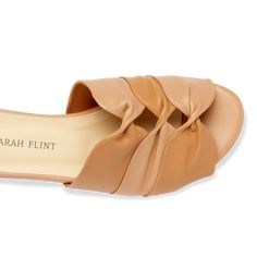 Arabesque Slide – Sarah Flint Birkenstock Sandals Women, Fancy Footwear, Sarah Flint, Women Slippers Fashion, Fancy Flats, Block Sandals, Fashion Shoes Sandals, Fashion Shoes Flats, Round Toe Pumps