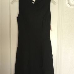 Black A-Line Spanx Fit And Flare Dress With Side Pockets And Back Zip. Pit To Pit Is 18, Length Is 36, Waist Is 17 Classic Black Mini Dress For Night Out, Black A-line Sleeveless Dress With Back Zipper, Classic Black Sleeveless Midi Dress, Classic Black Dress For Date Night, Sleeveless Black Dress With Back Zipper, Sleeveless Black Mini Dress For Office, Fitted Black Sleeveless Lined Dress, Black Fitted Sleeveless Lined Dress, Black Sleeveless Dress With Back Zipper