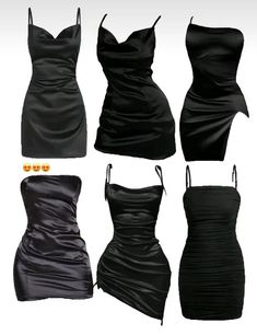 Minimalist Fashion Women, Pretty Prom Dresses, Looks Black, Black Dresses, Fancy Dresses