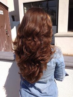 Lots Of Layers Long Hair Curls, Hair Layers Curly Waves, Short Layer On Long Hair, Thick Hair Haircut Long Layered, Noticeable Layers Hair, Long Haircut With Layers Wavy, Layered Haircuts Long Wavy Hair, Layered Hair With Wavy Hair, Thick And Wavy Haircuts