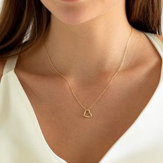 ✥ Embrace love and elegance with our Heart Shape Diamond Moissanite Necklace in 14K Yellow Gold, a stunning piece that captures the essence of romance. This exquisite necklace features a heart-shaped pendant crafted from shimmering diamonds and moissanite stones, set in a warm 14K yellow gold setting. The heart symbolizes love and affection, making this necklace a perfect gift for a loved one or a meaningful addition to your own collection. The pendant hangs gracefully from a delicate yellow gold chain, adding a touch of sophistication to any outfit. Whether worn for a special occasion or as an everyday accessory, this Heart Shape Diamond Moissanite Necklace is sure to be cherished for its beauty and sentiment. ✦ Main Stone Details✧ Shape: Round Moissanite✧ Stone Size Options: 0.14ct✧ No. Heart Shape Necklace, Gold Diamond Heart Necklace, Diamond Heart Necklace, Mens Diamond Wedding Bands, Moissanite Bridal Sets, Moissanite Necklace, Heart Necklace Diamond, Moissanite Earrings, Yellow Gold Setting