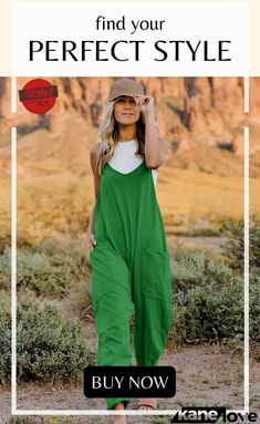 Double Take Full Size Sleeveless V-neck Pocketed Jumpsuit Pocket Jumpsuit, Double Take, Color Pick, Elevate Your Style, Stretchy Material, Your Style, Your Perfect, Jumpsuit, V Neck