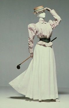 Late 1800s Fashion, Upscale Outfit, 1890 Fashion, Istoria Artei, Womens Golf Fashion, Clothing Model