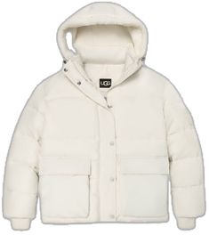 Winter White Puffer Jacket With Padded Collar For Outdoor, Winter White Outdoor Puffer Jacket With Padded Collar, Jacket For Women, Accessories Jacket, Womens Uggs, Hand Warmers, Puffer Jacket, Apparel Accessories, Puffer