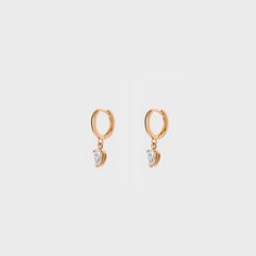 Elevate your style with these trendy earrings. Create the perfect stack with our charm hoop collection. Diamond Charm, Trendy Earrings, Pear Shaped Diamond, Pear Cut, Elevate Your Style, Charm Earrings, Pear Shaped, The Cutest, Pear