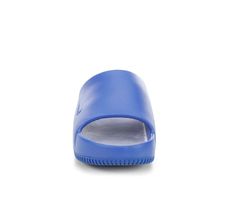 Engineered with lightweight materials, these slides provide a comfortable and easy slip-on experience. Whether you're recovering from an intense workout, or taking it easy by the pool, embrace your feet in calm, cool comfort. Easy slip-on entry, Lightly padded footbed, Textured outsole provides traction, Open toe | Men's Nike Calm Slide Sport Slides Sandals in Game Royal Blue Size 11 Nike Non-slip Slides, Nike Slip-resistant Slide Sandals, Non-slip Blue Flip Flops For Swimming, Lightweight Non-slip Slides, Non-slip Blue Slides For Vacation, Blue Non-slip Slides For Vacation, Blue Sporty Flip Flops For Vacation, Blue Synthetic Slippers For Swimming, Breathable Blue Sandals For Vacation