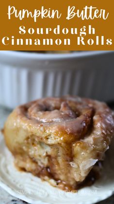 Pumpkin Butter Sourdough Cinnamon Rolls are the perfect autumn treat! It boasts a delightful blend of active sourdough and aromatic fall spices and is generously filled with luscious pumpkin butter. Drizzled with a rich, pumpkin pie spiced frosting, each bite is a cozy, seasonal delight. Sourdough Malasada, Sourdough Pumpkin Dessert, Sourdough Pumpkin Pie, Sourdough Pumpkin Cinnamon Rolls, Pumpkin Sourdough Recipes, Pumpkin Sourdough Bread, Sourdough Pastries, Cinnamon Rolls With Pumpkin, Omnivore Recipes