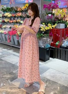 Blossom Pink Floral Maxi Dress - Feminine Floral Dress – Tristar Boutique Pink V-neck Maternity Maxi Dress, Pink Chiffon Floral Dress For Summer, Pink Backless Maxi Dress For Spring, Pink Chiffon Maxi Dress Midi Length, Pink Chiffon Midi-length Maxi Dress, Pink Floral Print Casual Maxi Dress, Casual Pink Floral Print Maxi Dress, Casual Pink Floral Maxi Dress, Spring Maternity Maxi Dress With Short Sleeves