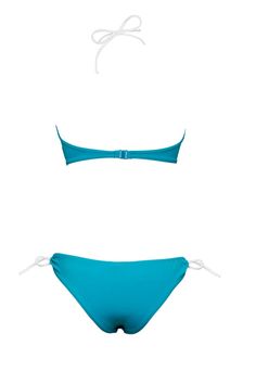 "Strapless U Bikini set- U shaped top with tie & double string bottom with stitches. Comes in 2 more colors: yellow and black(see link below) Materials: 85% polymid, 15% alestan. lining-100% nylon. SIZING: We understand that a woman's body has many different shapes and sizes, and fitting can be tricky, so please see our Sizing Guide before purchasing. If you have any questions or concerns, please do not hesitate to contact. Size chart Size S / Europe 34-36 / US 4-6 Bust- 34.5\"-35.5\" 86-90 Unique Swimwear, Yellow And Black, Swim Suit Bottoms, Tight Leggings, Full Set, Women Swimsuits, Womens Swimwear, String Bikinis, Ruffles