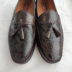 Excellent Condition Light Marks, Espectacular Shoes Please Check The Photos All The Sales Are Final Mezlan Shoes, Custom Shoes, 8 M, Alligator, Men's Shoes, Man Shop, Color