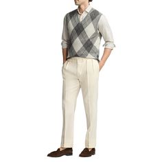 Ralph Lauren Purple Label argyle sweater vest in cashmere  Ribbed V neckline  Sleeveless  Classic fit  Ribbed hem Cashmere Unlined Hand wash or dry clean Imported Ralph Lauren Purple Label Men, Argyle Sweater Vest, Purple Label, Argyle Sweater, Ralph Lauren Purple Label, Cashmere Sweater, Sweater Vest, Cashmere Sweaters, Tops Designs