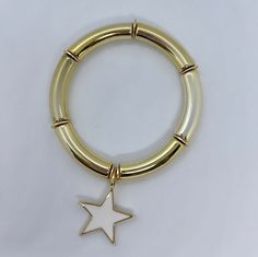 These star bracelets are so fun & always get compliments! These fit like a bangle, are stretchy with no clasp. Listing is for one bracelet- choose your color! Star Bracelets, Rainbow Tile, Clear Bracelet, Silver Tile, Great Teacher Gifts, Star Bracelet, Gifts For Teachers, Statement Bracelet, Bracelet Set