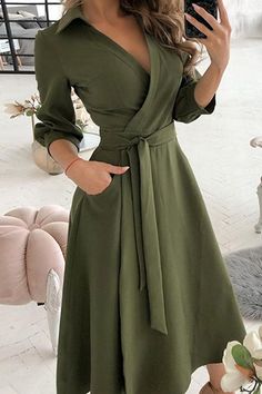 Details: Material: Cotton Style: Elegant, Fashion Pattern Type: Print, Solid Element: Patchwork, Frenulum Neckline: V Neck Silhouette: A Line Sleeve Style: Regular Sleeve Sleeve Length: Three Quarter Dresses Length: Mid Calf Clothing Length: Long Size(in) Bust Dresses Length Shoulder Width Sleeve Length S 35.4 49.2 14.2 17.3 M 37 49.6 14.6 17.7 L 37.8 50 15 18.1 XL 39.4 50.4 15.4 18.5 2XL 40.9 50.8 15.7 18.9 3XL 41.7 51.2 16.1 19.3 Tips:Due to the many variations in monitors, the color in the im Dressing Up Outfits, Prom Dresses With Lace, Classy Summer Dress, Elegant Wrap Dress, Dress For Prom, Southern Fashion, Quarter Sleeve Dress, Banquet Dresses, Line Dresses