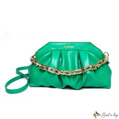 Bird in Bag - Pleated bag female new fashion chain female bag crossbody bag shoulder bag Pleated Bag, Street Trends, Save The Planet, Bird In Bag, Green Bag, Bag Shoulder, Chain Styles, New Fashion, Crossbody Bag