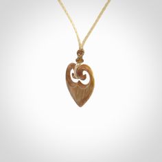 Love... carved in ancient material Love is eternal with IMMORTAL's beautiful Woolly Mammoth tusk heart pendants, hand carved with intricate koru filigree for a truly special token of affection. Show the one you love that your bond is unbreakable. We had our mammoth material carbon dated to get an accurate measure of its age. The testing was done for us by GNS Science, a New Zealand Crown Research Institute and New Zealand's leading provider of Earth, geoscience and isotope research - so their as Love Is Eternal, Woolly Mammoth, Heart Jewellery, Wooly Mammoth, Heart Pendants, Research Institute, Art To Wear, Jade Pendant, Hand Made Jewelry