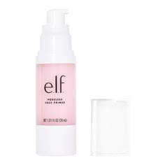 The e.l.f. Poreless Face Primer helps fill in enlarged pores, fine lines, and wrinkles to transform your face into a flawless, smooth canvas ideal for long-lasting makeup application. Infused with Tea Tree and Vitamins A and E for restorative benefits. Use this under foundation to create the ideal makeup base for glowing, smooth skin Proud to be 100percent vegan and cruelty-free, worldwide. Because kindness is chic. E.l.f. Makeup, Elf Face Primer, Good Makeup Products, Elf Poreless Face Primer, Skin Proud, Elf Primer, Primer For Dry Skin, Ideal Makeup, Primer Makeup