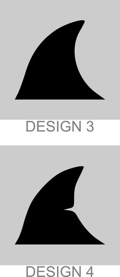 two black and white images with the words design 3 in each one's upper half