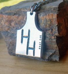 Cow Ear Tag, Livestock Branding, Mens Custom Jewelry, Cow Tag, Cow Ears, Ranch Sign, Cattle Brands, Cowboy Gifts, Cowgirl Gifts