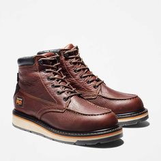 Men's Gridworks 6" Waterproof Work Boot Timberland Pro Work Boots, Work Boots For Men, Good Work Boots, Waterproof Leather Boots, Timberland Pro, Vintage Trucker Hats, Work Boots Men, Work Boot, Timberland Mens