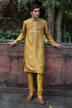 Shop for Deepthee Yellow Hand Woven Kurta And Churidar Set for Men Online at Aza Fashions Semi-stitched Kurta With Gold Embroidery For Festivals, Festive Gold Embroidered Straight Kurta Salwar Kameez, Semi-stitched Yellow Kurta For Transitional Season, Festive Unstitched Suit With Gold Embroidery For Diwali, Festive Straight Kurta Salwar Kameez With Gold Embroidery, Designer Raw Silk Churidar With Straight Kurta, Semi-stitched Gold Kurta For Festive Occasions, Designer Raw Silk Churidar In Straight Kurta Shape, Gold Designer Kurta For Transitional Season