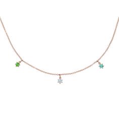 Introducing the Gemini birth chart fringe necklace. This emblematic necklace showcases Gemini sign gemstones that represent the energy of this zodiac sign for those born May 21-June 20. Gemini gemstone are Wild Atlantic Mussel Pearl, the ruling planet is Mercury represented by Green Tourmaline, and the element is Air represented by Teal Tourmaline. Stones are ethically sourced and hand picked for color and quality. Our top grade zodiac gemstones measure .10cts, and the necklace has a total carat weight of .30cts. The chain is certified fairmined in yellow gold only. Rose gold and white gold chains are conventional gold. All charms are casted in certified fairmined yellow, rose or white gold. This gorgeous custom gemstone charm is set in sumptuous fairmined gold with your choice of rose, ye Gemini Sign, White Gold Chains, Fringe Necklace, Gemini Zodiac, Birth Chart, One Tree, Green Tourmaline, Trees To Plant, Zodiac Signs