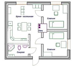 the floor plan for a small apartment