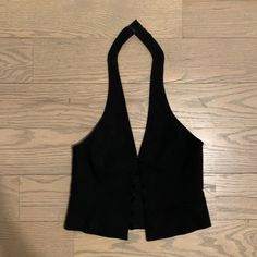 Black Never Worn Selling Because It Was Too Small For Me. Fitted Black Top For Formal Occasions, Classic Black Summer Vest, Black Formal Vest For Spring, Black Summer Formal Vest, Black Formal Vest For Fall, Black Formal Summer Vest, Chic Black Formal Vest, Zara Black Fitted Vest, Classic Black Zara Top