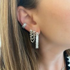 Who knew I’d have frost bitten ears on Memorial Day Weekend in SoCal? Milestones by AB is bringing the ice to your cookout! Unique Earring, Diamond Baguette, Diamond Stacks, Memorial Day Weekend, Cherry On Top, Baguette Diamond, Summer 2022, The Ice, Unique Earrings