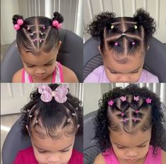 Curly Hair Girl Hairstyles Kids, Tiara Hairstyles Kids, Cute Hairstyles For Toddler Girl, Baby Hair Styling Girl, Baby Birthday Hairstyles, 7 Month Old Hairstyles Black, Toddler Hairstyles Girl Curly Hair, Toddler Afro Hairstyles Girl, Newborn Girl Hairstyles