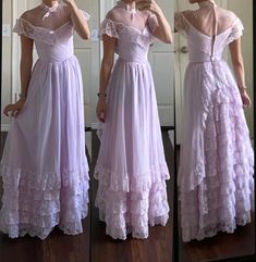 1970s Prom Dress, Same Energy, Jcpenney Dresses, Fantasy Dresses, 1970s Dresses, Fairytale Dress, Grad Dresses, Prairie Dress