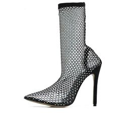 Super trendy mesh and rhinestones booties Featuring a mesh caged exterior studded with tiny sparkly rhinestones Available in sizes 7-11 Fast and free shipping! Item will arrive within 3-5 days. High Heel Mesh Party Boots, High Heel Mesh Boots For Party, Summer Party Boots With Rhinestones, Summer Boots Ankle, Staple Shoes, Party Pumps, Pu Heels, Teen Clothing, Heels & Wedges