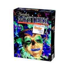 a card game box with an image of a man's face painted on it