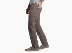 Most people settle for pants that don’t have it all. Don’t be like most people. The FREE RYDR™ Men's Pant has a TAPERED FIT and double patina dyed process for a modern look that improves over time. Using advanced fabrics and innovative design, this durable pant gives you a free range of motion with unmatched comfort and performance. Whether trekking across the wilderness or across town, don’t settle for anything less than these KÜHL work pants. Rugged Straight Leg Bottoms For Everyday, Cotton Jeans With Pockets, Rugged Cotton Bottoms With Standard Cut Leg, Midweight Cotton Straight Leg Cargo Pants, Midweight Cotton Cargo Pants With Straight Leg, Midweight Straight Leg Cotton Cargo Pants, Cotton Pants With Functional Pockets For Outdoor Work, Climbing Pants, Mad Hatter Hats