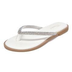 PRICES MAY VARY. Material of this summer sparkle sandals for women: microfiber leather that feeling like genuine leather. There are many advantages of microfiber leather. real leather feeling just one of them. You will find more advantages in our product images. This women's summer flat bling thong flip flops sandals is not for wide feet. Footwear width is fit medium. Bling sandal flip flops for women: This womens comfort casual glitter sandals with diamond on it that make it as fashion dressy s Toe Post Sandals With Rhinestones For Summer, Summer Rhinestone Open Toe Flip Flops, Synthetic Toe Post Sandals With Rhinestones, Sparkling Open Toe Sandals For Summer, Leather Sandals With Rhinestones For Beach, Spring Rhinestone Flip Flops With Round Toe, Summer Rhinestone Toe Post Flip Flops, Summer Toe Post Flip Flops With Rhinestones, Elegant Glitter Sandals For Summer