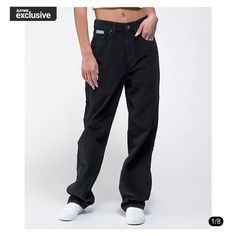 Never Worn Before 90s High Waist Winter Bottoms, 90s Style Black Wide Leg Pants, 90s Style Relaxed Fit Winter Bottoms, 90s Black Cotton Pants, 90s Style Black Cotton Pants, Casual Corduroy Jeans For Streetwear, 90s Black Straight Leg Pants, Black Straight Leg 90s Pants, 90s Style High Waist Black Bottoms